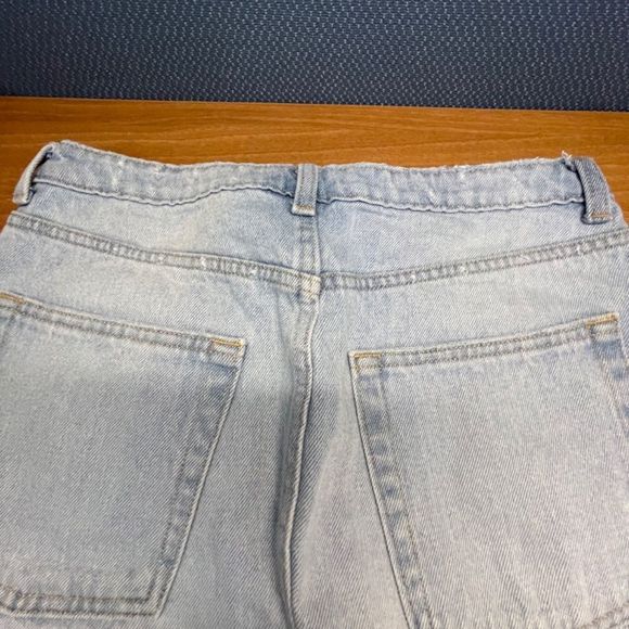 H&M distressed denim skirt size M 10 - Picture 10 of 12